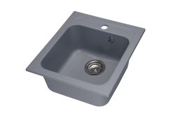 Zlewozmywak granitowy jednokomorowy 41x47 cm Darfor DG011 DG011 grafit