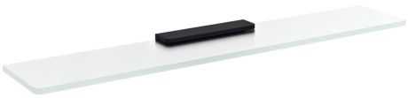 Przejdź do produktu Półka szklana 600mm, czarna/szkło mleczne
