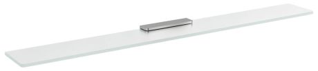 Przejdź do produktu Półka szklana 1000mm, chrom/szkło mleczne