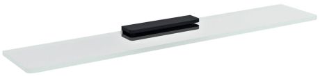 Przejdź do produktu Półka szklana 700mm, czarna/szkło czyste