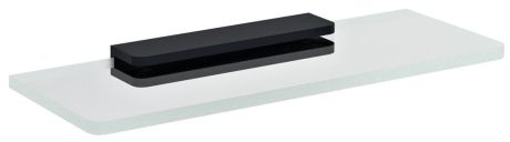Przejdź do produktu Półka szklana 200mm, czarna/szkło czyste
