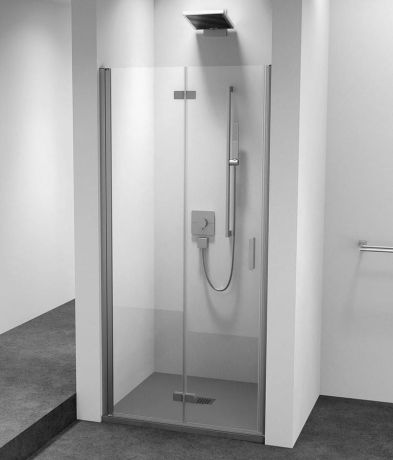 Przejdź do produktu ZOOM drzwi prysznicowe do wnęki 900 mm, lewe, szkło czyste