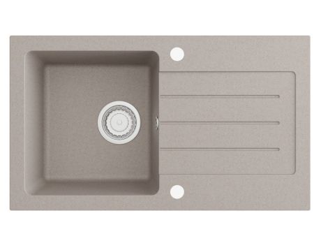 Przejdź do produktu Zlewozmywak granitowy jednokomorowy 76,5x45,5 cm Darfor DG015 beż
