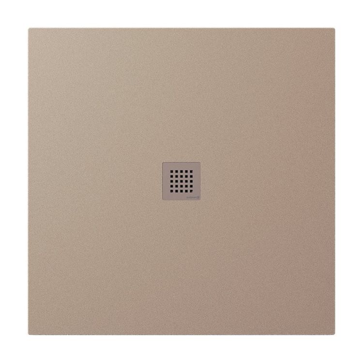 TRENECA brodzik kompozytowy z możliwością docinania 100x100cm, beżowy mat