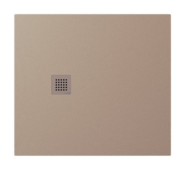 TRENECA brodzik kompozytowy z możliwością docinania 100x90cm, beżowy mat