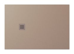 TRENECA brodzik kompozytowy z możliwością docinania 130x90cm, beżowy mat
