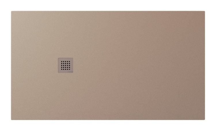 TRENECA brodzik kompozytowy z możliwością docinania 160x90cm, beżowy mat
