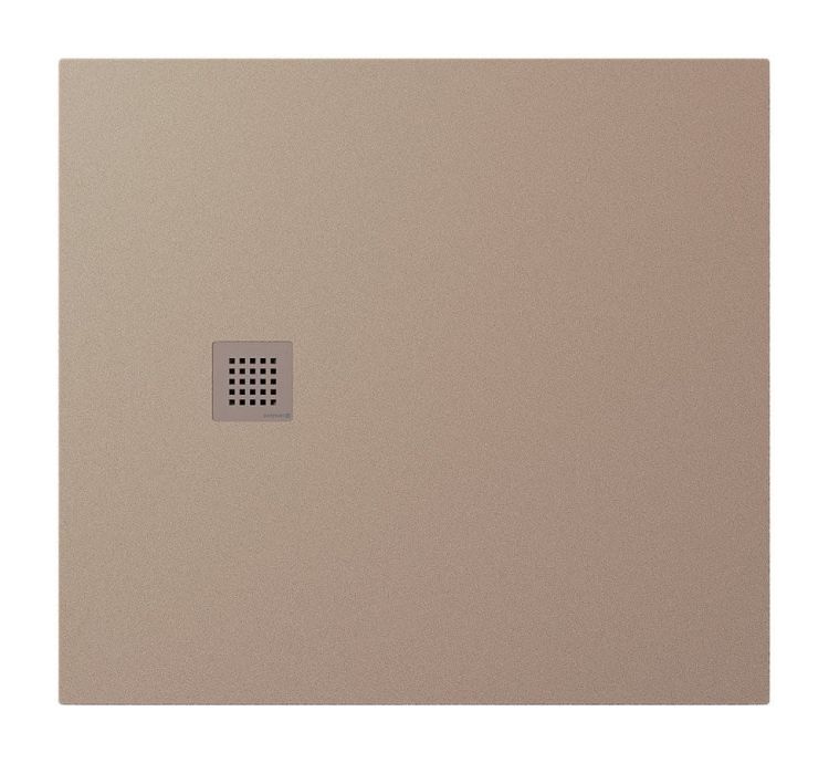 TRENECA brodzik kompozytowy z możliwością docinania 110x100cm, beżowy mat