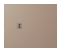 TRENECA brodzik kompozytowy z możliwością docinania 120x100cm, beżowy mat