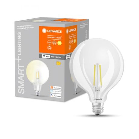 Przejdź do produktu OSRAM SMART+ Globe 125 WiFi   przezroczysta 230V E27 LED EQ60  2700K