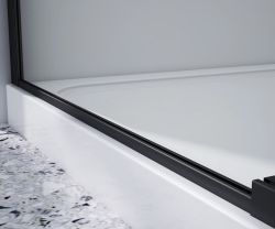 DRAGON BLACK kabina prysznicowa 1500x800mm wariant L/P