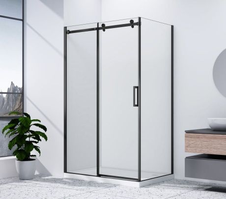 Przejdź do produktu DRAGON BLACK kabina prysznicowa 1500x900mm wariant L/P