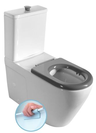 Przejdź do produktu MEDIC RIMLESS komplakt WC, odpływ poziomy/pionowy, biały