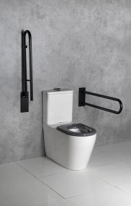 DARIO RIMLESS komplakt WC, odpływ poziomy/pionowy, biały