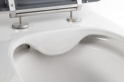 DARIO RIMLESS komplakt WC, odpływ poziomy/pionowy, biały