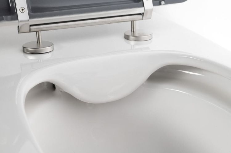 DARIO RIMLESS komplakt WC, odpływ poziomy/pionowy, biały