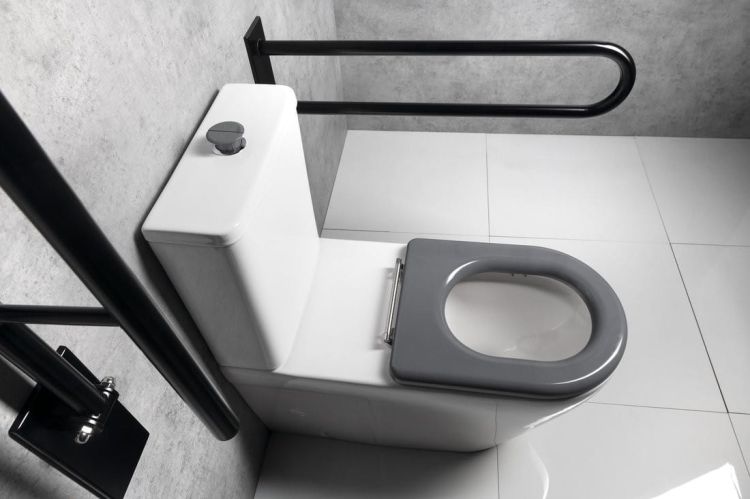 DARIO RIMLESS komplakt WC, odpływ poziomy/pionowy, biały