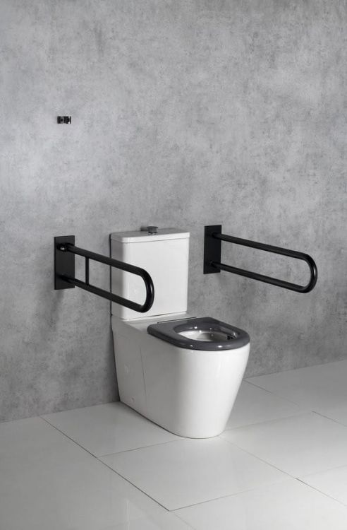 DARIO RIMLESS komplakt WC, odpływ poziomy/pionowy, biały