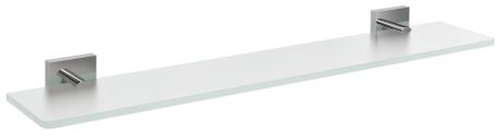 Przejdź do produktu X-SQUARE półka szklana 700mm, chrom/szkło mleczne