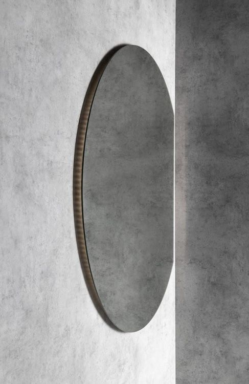 DARA CUT lustro podświetlane LED 20W, ø 100cm, folia grzewcza