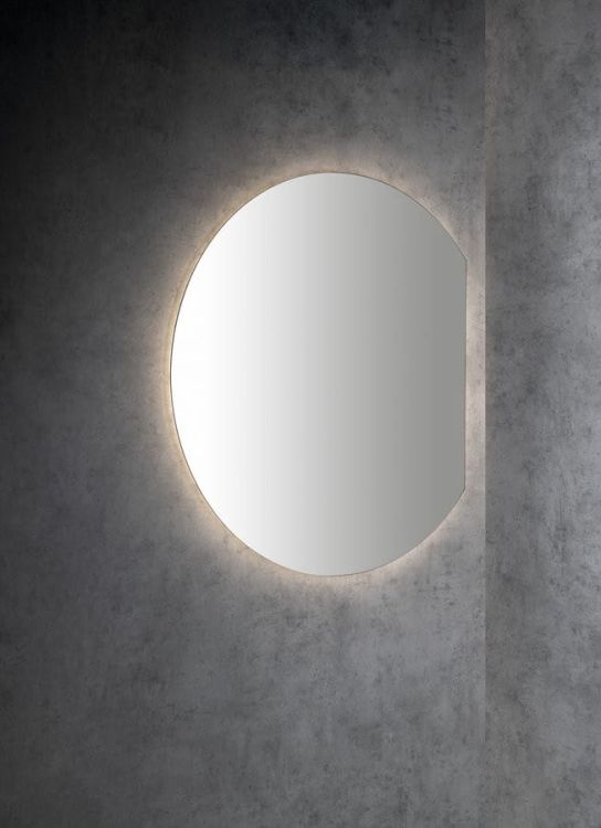 DARA CUT lustro podświetlane LED 20W, ø 100cm, folia grzewcza