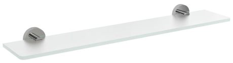 Przejdź do produktu X-ROUND półka szklana 700mm, chrom/szkło mleczne