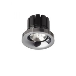 SHARM PLUS wpuszczana  czarny chrom 230V LED 10W 24°  3000K