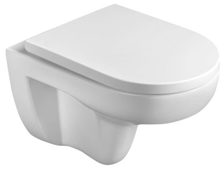 Przejdź do produktu HEIKE miska WC wisząca, Vortex Rimless, 36x53cm, biały