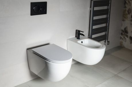 Przejdź do produktu FULDA bidet wiszący, 36x52cm, biały