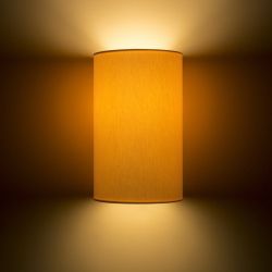 RON W 15/25 ścienna  Chintz morelowa/białe PCV 230V LED E27 15W