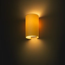 RON W 15/25 ścienna  Chintz morelowa/białe PCV 230V LED E27 15W