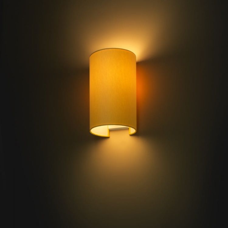RON W 15/25 ścienna  Chintz morelowa/białe PCV 230V LED E27 15W
