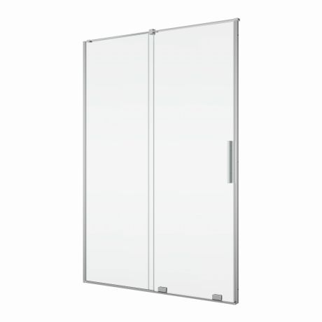 Przejdź do produktu Drzwi prysznicowe dwuczęściowe 140x200 cm rozsuwane Ronal Sanswiss Amalia D35S21405007+V2.D35.50 srebrny połysk 