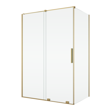Przejdź do produktu Złota kabina prysznicowa 140x100 cm z drzwiami rozsuwanymi Ronal Sanswiss Amalia Gold Line D35S21401307+D35F11001307