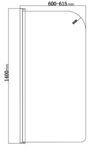 parawan na wannę składany 60 cm.JPG