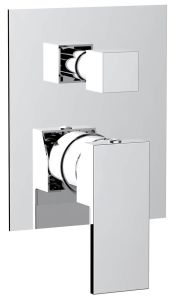 CUBEMIX bateria prysznicowa, podtynkowa, 2 wyjścia, chrom