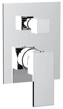 Przejdź do produktu CUBEMIX bateria prysznicowa podtynkowa, 2 wyjścia, chrom