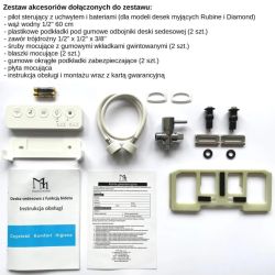 Deska myjąca 290B Rubine akcesoria dołączone do zestawu.jpg