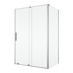 Kabina prysznicowa 180x90 cm z drzwiami rozsuwanymi Ronal Sanswiss Amalia D35S21805007+D35F30905007+V2.D35.50 srebrny połysk