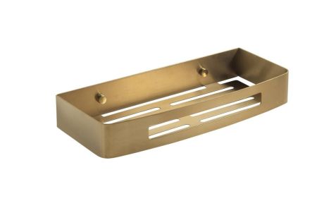 Przejdź do produktu SMART półka do kabiny prysznicowej, 300x45x128mm, złoto mat
