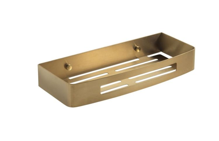 SMART półka do kabiny prysznicowej, 300x45x128mm, złoty mat