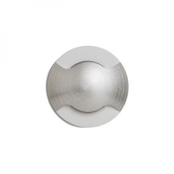 KICK II wpuszczana  aluminium szczotkowane 230V LED 3W IP54  3000K