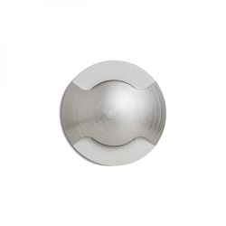 KICK II wpuszczana  aluminium szczotkowane 230V LED 3W IP54  3000K