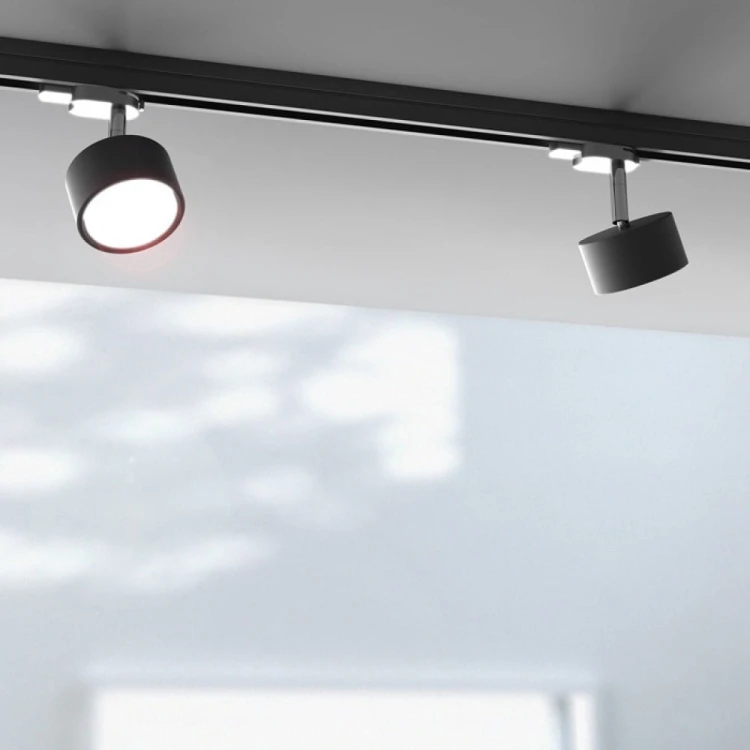 PIXIE do szyny  3-faz czarna chrom 230V LED GX53 7W