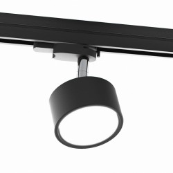 PIXIE do szyny  3-faz czarna chrom 230V LED GX53 7W