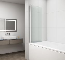 ROTA parawan wannowy obrotowy 650mm, szkło czyste