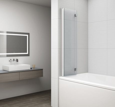 Przejdź do produktu ROTA parawan wannowy składany 1200mm, szkło czyste