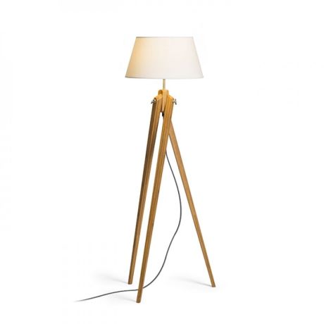 Przejdź do produktu AMBITUS 46 podłogowa kremowo - biała bambus 230V LED E27 15W