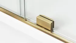 System rolek jezdnych w nowoczesnej obudowie złoty szczotkowany