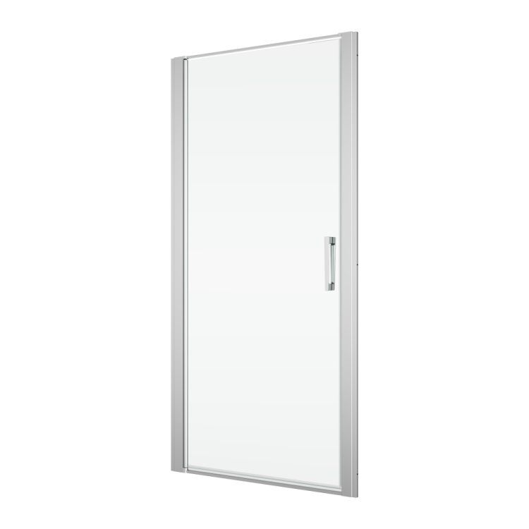 Drzwi prysznicowe wahadłowe 90x200 cm Ronal Sanswiss Divera D22T10905007 srebrny połysk